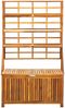 vidaXL Aufbewahrungstruhe mit Rankgitter 99x55x160cm Massivholz Akazie 311881 Bild 3
