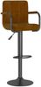 vidaXL Barhocker 2 Stk. Braun Samt [334657] Bild 3