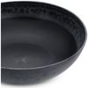 Spetebo Blumentopf Pflanzschale massiv in Stein Optik (schwarz, 1 St, Kunststoff), Premium Blumenschale marmoriert für Außen und Innen Bild 3