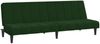 vidaXL Schlafsofa 2-Sitzer Dunkelgrün Samt 375843 Bild 2