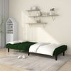 vidaXL Schlafsofa 2-Sitzer Dunkelgrün Samt 375843 Bild 3