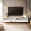 Lookway Lowboard CALANTE 180 cm RTV Schrank auf Beinen und LED-Beleuchtung Bild 4