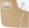 Buymax Spannbettlaken Babybett Kinderbett 60x120cm 70x140cm, Jersey 100% Baumwolle, Gummizug: Rundumgummi, (1 Stück), bis 15 cm Matratzenhöhe, weich, atmungsaktiv, hautfreundlich Bild 4