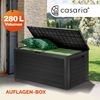Auflagenbox "Holzoptik" klappbar Deckel 120x46x57cm Bild 2