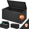 Auflagenbox "Holzoptik" klappbar Deckel 120x46x57cm Bild 4