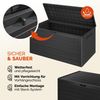 Auflagenbox "Holzoptik" klappbar Deckel 120x46x57cm Bild 3