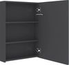 vidaXL LED-Bad-Spiegelschrank Glänzendes Grau 50 x 13 x 70 cm, Mit Beleuchtung [326491] Bild 5