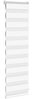 vidaXL Doppelrollo Weiß 40x100 cm Stoffbreite 35,9 cm Polyester 4014717 Bild 3