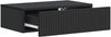 vidaXL Wandmontierter Beistelltisch Schwarz 59 x 34,5 x 17 cm 898486 Bild 3