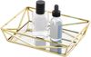 Navaris Organizer Serviertablett Parfum Tabletten Organizer Schmucktablett (1 St), Spiegeltablett 20x14x4,5cm - Deko Tablett Ablage rechteckig klein Bild 5