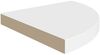 vidaXL Schwebende Eckregale 2 Stk. Weiß 35x35x3,8 cm MDF 323917 Bild 4