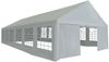 vidaXL Partyzelt PE 6x12 m Grau 275270 Bild 2