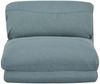 Schlafsessel HWC-E68, Schlafsofa Funktionssessel Klappsessel Relaxsessel, Stoff/Textil ~ grau-blau Bild 3