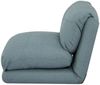 Schlafsessel HWC-E68, Schlafsofa Funktionssessel Klappsessel Relaxsessel, Stoff/Textil ~ grau-blau Bild 4