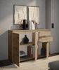 Sideboard >Brest< 3 Türen, 2 Schübe, in Artisan Dekor - 119x84x35cm (BxHxT) Bild 4