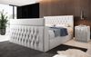 Boxspringbett Velano mit TV Lift und Stauraum 180x200 Weiß H3 (70-100kg) Bild 2