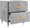 vidaXL Nachttisch Betongrau 40x35x47,5 cm Holzwerkstoff 827268 Bild 5