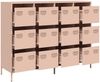 vidaXL Sideboard Rosa 135x39x103,5 cm Kaltgewalzter Stahl 3307174 Bild 4
