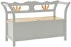 vidaXL Sitzbank Grau 107x45x75,5 cm Massivholz Tanne 351775 Bild 2