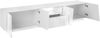TV-Board >Viterbo< in Weiß-Hochglanz - 220x46x43cm (BxHxT) Bild 3
