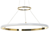 'Tano' Hängelampe LED Gold Metall dia. 50 cm Pendelleuchte für Esszimmer für Schlafzimmer für Wohnzimmer Bild 5