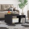 vidaXL Couchtische 4 Stk. Grau 33x33x33 cm Holzwerkstoff 806815 Bild 3