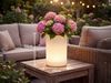 Smartwares LED Solarleuchte Blumentopf OSL_60085 weiß 30 cm RGBW Bild 3