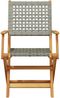 vidaXL Gartenstühle 2 Stk. Grau Massivholz Akazie und Poly Rattan 367664 Bild 5