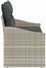 vidaXL Garten-Sofa mit Kissen 123 x 62 x 69 cm Poly-Rattan 42006777 Bild 5