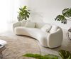 3-Sitzer Larna 260x120 cm Bouclé Creme-Weiß Bild 4
