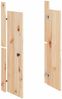 vidaXL Türen für Outdoor-Küche MEPPEL 2 Stk. 50x9x82 cm Massivholz Kiefer 832358 Bild 4