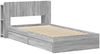 vidaXL Bettgestell mit Stauraum Grau Sonoma 75 x 190 cm Holzwerkstoff 3433528 Bild 3