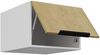 Aufsatzschrank Hochschrank 50 cm CREMONA Eiche hell + Weiß matt Küchenzeile Küchenblock Küche Einbauküche Bild 2