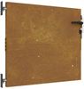 vidaXL Gartentor 85x75 cm Cortenstahl 153256 Bild 2