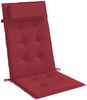 vidaXL Hochlehner-Auflagen 2 Stk. Weinrot Oxford-Gewebe 361901 Bild 5