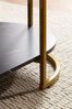 Couchtisch 100x60x45 cm Schwarz mit Marmor Optik, Design Wohnzimmertisch Rech... Bild 5