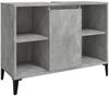 vidaXL Waschbeckenunterschrank Betongrau 80x33x60 cm Holzwerkstoff 821296 Bild 2