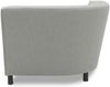 Gartenlounge Ecke Brandie 103x77x103 mit Outdoorbezug in silber Bild 3