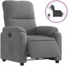 vidaXL Relaxsessel Elektrisch Dunkelgrau Mikrofasergewebe 3204917 Bild 2