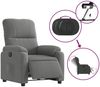 vidaXL Relaxsessel Elektrisch Dunkelgrau Mikrofasergewebe 3204917 Bild 5