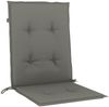 vidaXL Niedriglehner-Auflagen 6 Stk. Dunkelgrau 100x50x4 cm Stoff 4002450 Bild 5