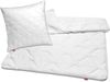 sleepling Bettdecke + Kopfkissen Bettwaren Set, 135x200 cm, 155x220 cm und weitere Größen, Füllung: 100% Polyester, Bezug: 100% Polyester, für Sommer und Winter, Ökotex 100 Bild 2