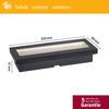 Paulmann 94576 Solar LED Bodeneinbauleuchte Domenic 200x80mm IP67 3000K Schwarz Bild 4