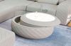 Couchtisch Berlin - Ledermix - beige Bild 4