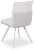 Polsterstuhl HARPER HARARE LBH 61x47x86 cm weiß Esszimmerstuhl Freischwinger Schwingstuhl Bild 2