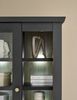 Wohnwand Filmore in schwarz matt Landhaus 319 cm Bild 3