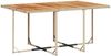 vidaXL 11-tlg. Garten-Essgruppe mit Kissen Beige Poly Rattan 3211516 Bild 4