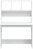 vidaXL Schreibtisch mit Regal Weiß 102x45x148 cm Holzwerkstoff 823000 Bild 5