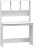 vidaXL Schreibtisch mit Regal Weiß 102x45x148 cm Holzwerkstoff 823000 Bild 2