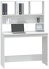 vidaXL Schreibtisch mit Regal Weiß 102x45x148 cm Holzwerkstoff 823000 Bild 4